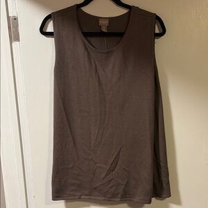 Chico's Brown Sleeveless Top